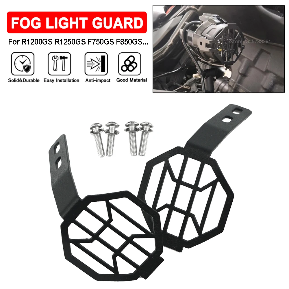 Motorcycle Fog Light Guard Protector Cover For BMW R1200GS R1250GS LC ADV Adventure F800GS F750GS F850GS F700GS F650GS 2013-2019