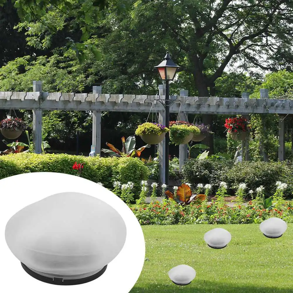 

Cobblestone Shaped Solar Stone Lamp Energy Saving Waterproof LED Solar Light Auto on/Off Solar Powered Solar Landscape Light