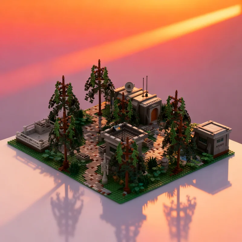 2657pcs MOC Endor Forest Base Star Battle Ultimate Collector Series Model Toys Building Blocks Construction Christmas Gift 3D