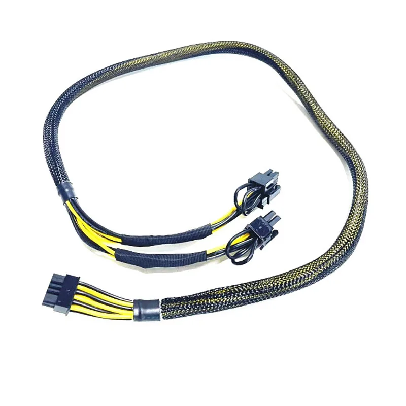 High Quality mainboard 12pin to Dual 8pin 6+2 PCIE Video Card Power Cable for Lenovo SR670 V2 and GPU Card rtx3080 a100 V100