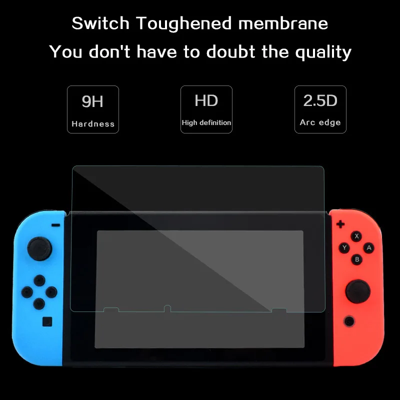 สําหรับสวิทช์ Oled Lite ป้องกันหน้าจอ Anti-Scratch Nintendo ฝาครอบป้องกัน NS หน้าจอ LCD ป้องกันผิวกระจกนิรภัย