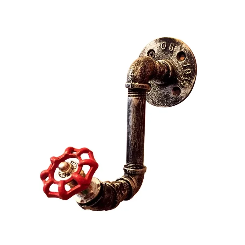 industrial wind metal hook to make old retro nostalgic water pipe hook wall clothes and hats