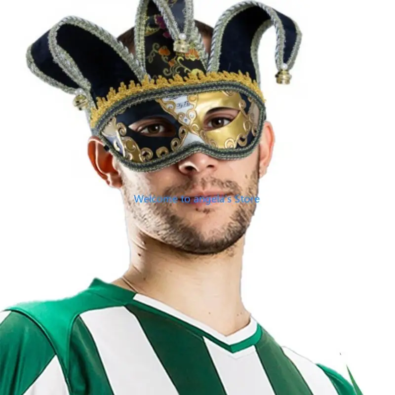 

X4YC Masquerades Mask Mask Venetians Comedy Mask Mardi Gras Party Mask Halloween Cosplay Mask Wall Decorations Gifts