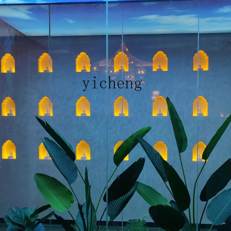 TWR Big Day Tathagata Buddha Dolomite Landscaping Tea Space Ornament Office Desktop Court Ornament