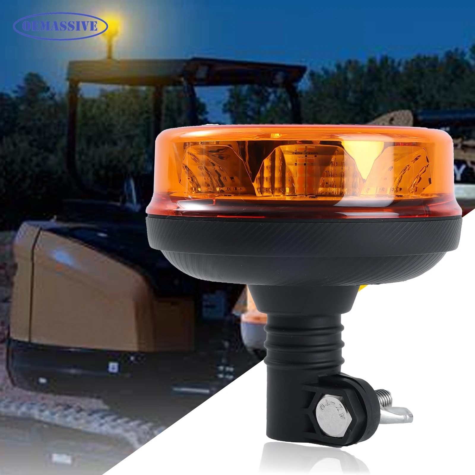 

12V 24V Emergency Strobe Light Warning Beacon Rotating Light With Screws Flashing Light Police LED Car Truck Tractor Accessories