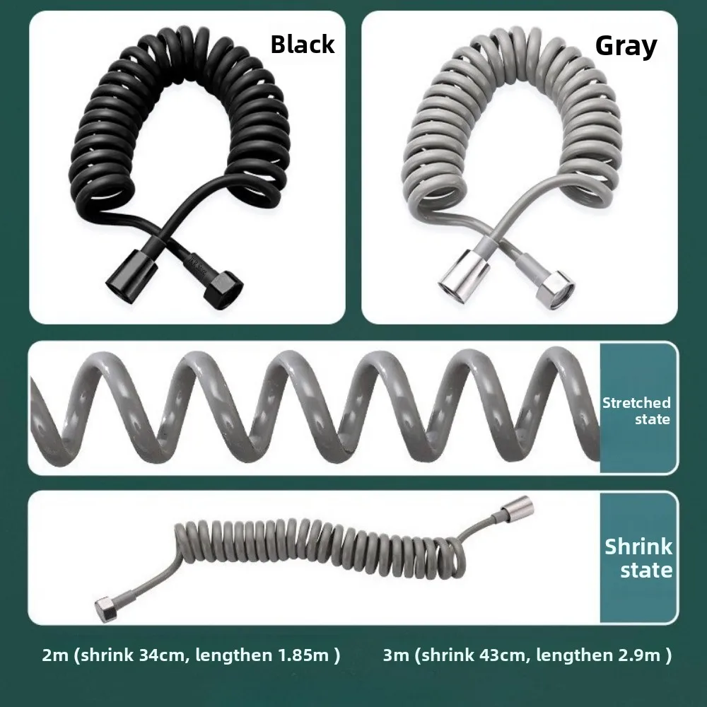 

Ванные и душевые шланги (спираль). Длина 2/3 метра Выдвижной садовый шланг, подходящий для душевых насадок Шланги для сидений унитаза