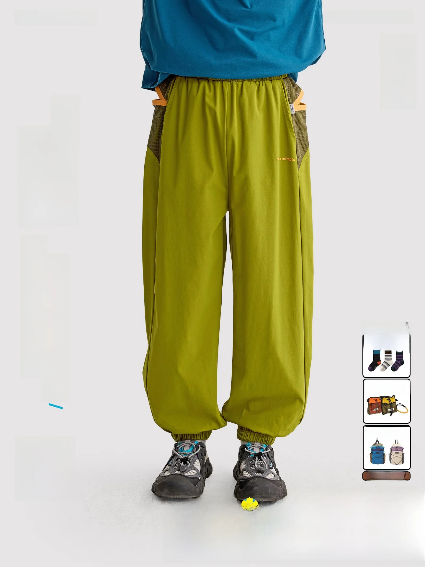 Lightweight Quick Dry Outdoor Children's Pants Cuffed Leisure Trousers for Boys And Girls Spring Summer New Arrival