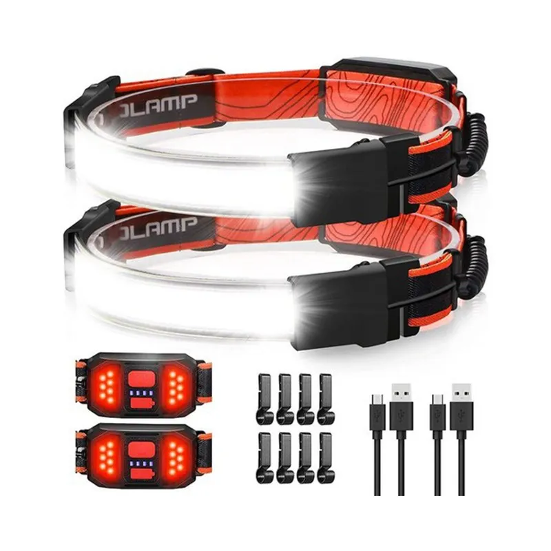 Two round the world mailadi charging type LED head lantern 3 modes 1000 lumen headlamps