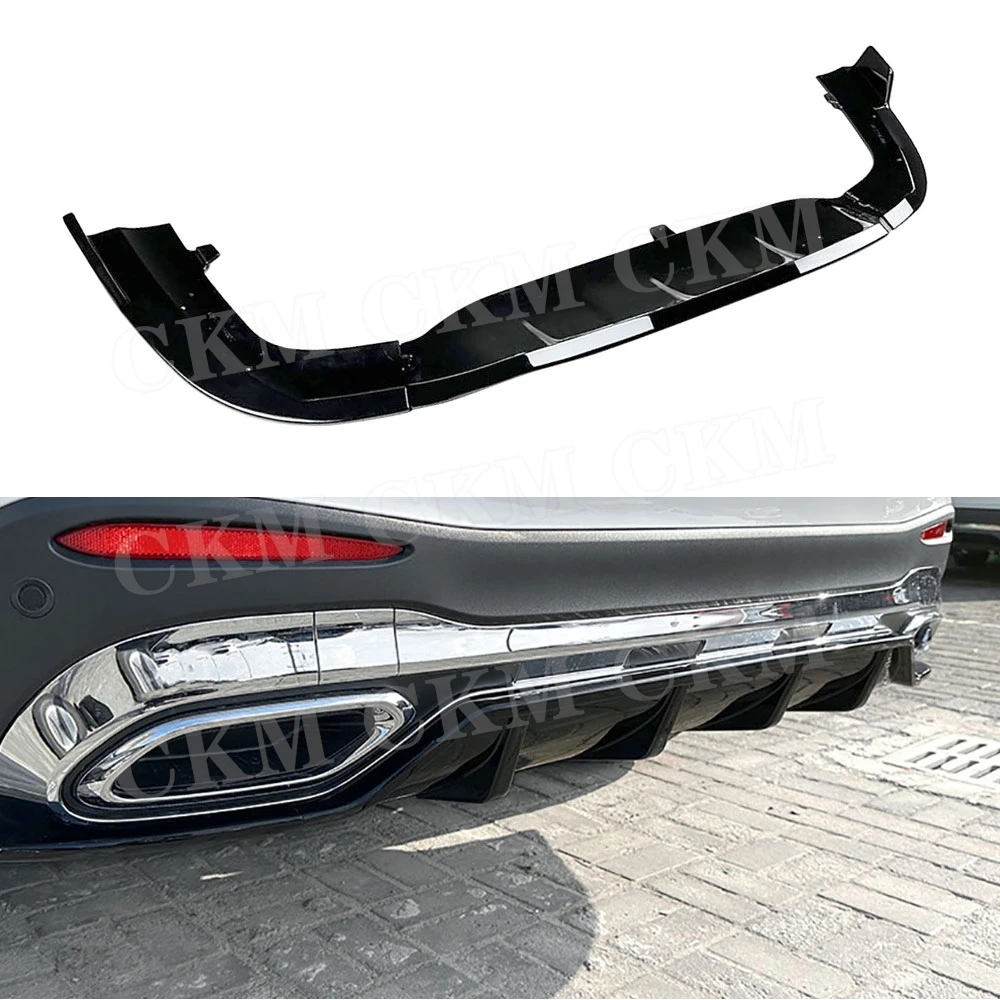 

CKMUUER Rear Bumper Diffuser Lip Spoiler ABS Car Body Kits Accessories for Mercedes Benz GLC Class X254 GLC260 300 2023+