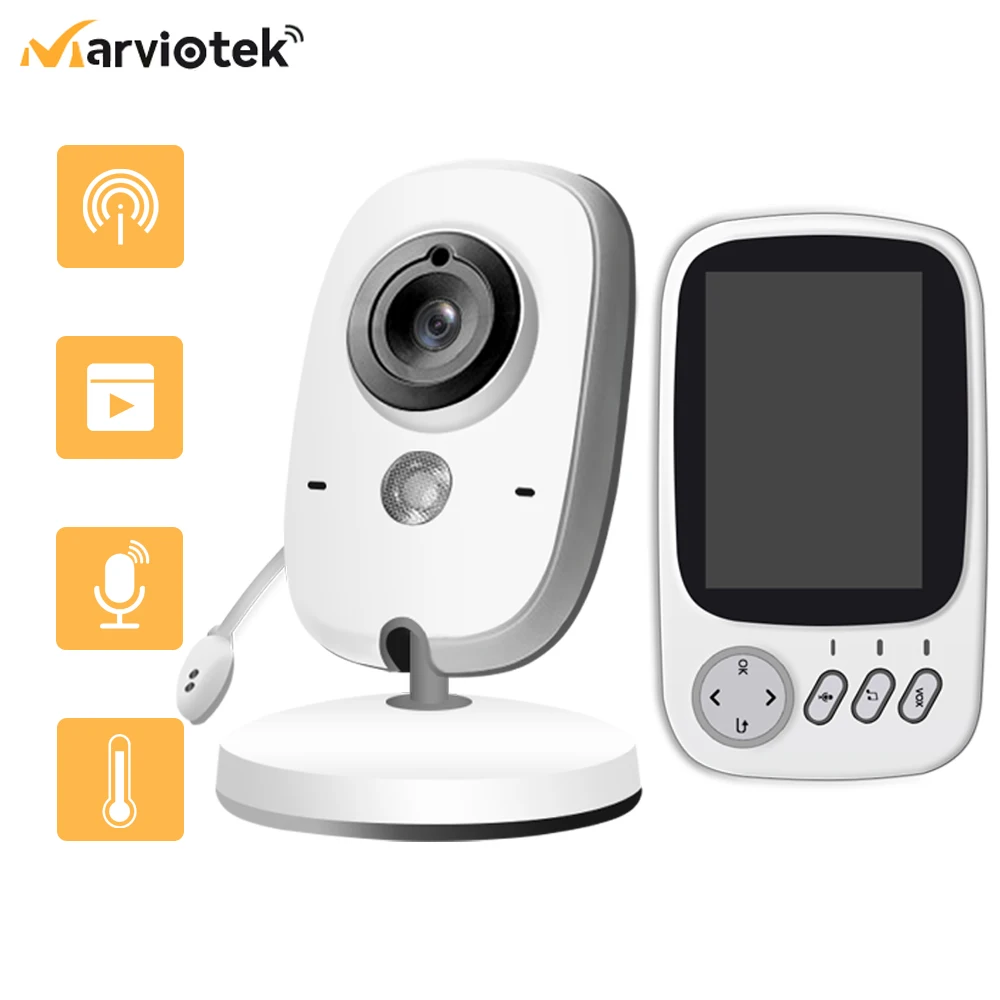 

VB603 Newborn Baby Stuff Electronic Baby Monitor with Camera Video 3.2 inch LCD Baby Camera Temperature Babyphone 2 Ways Audio