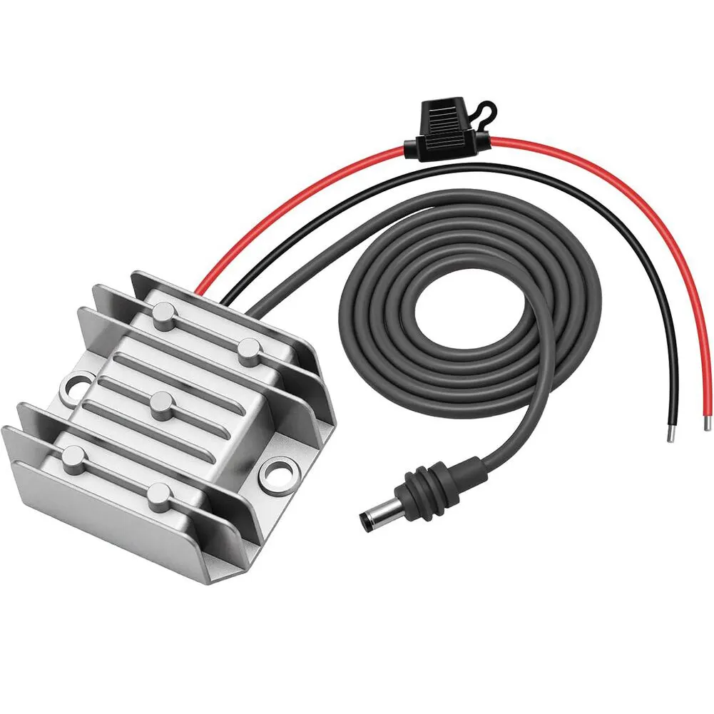 

Extreme Conditions Silver Black DC Boost Converter Adapter With Short Circuit Protection Electricity Converter