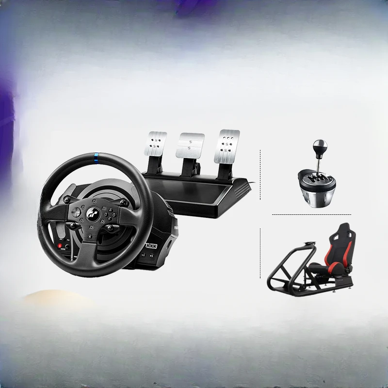 

Game steering wheel racing simulator peripherals complete set of equipment, car cockpit PC Horizon 5 Eucar 2 PS5/4 Tumaster