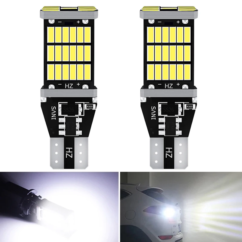 

2x T15 921 W16W T16 Canbus LED Bulb Car Backup Reverse Lights for Toyota Prius Celica Ipsum Verso Wish Prado Harrier Highlander
