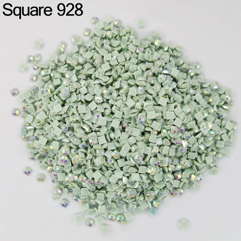 

AB Square 5D Diy Diamond Painting Stones Resin Electroplating Mosaic Make Diamont Painting-Square Stones Needlework Drill Diy D