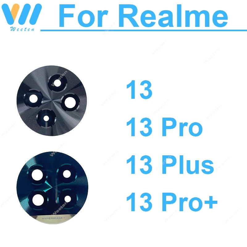 

Стекло основного стекла заднего камеры, объектив основного стекла для Realme 13 Pro 13 Plus 13Pro Plus 5G, объектив задней камеры с наклейкой, запасные части