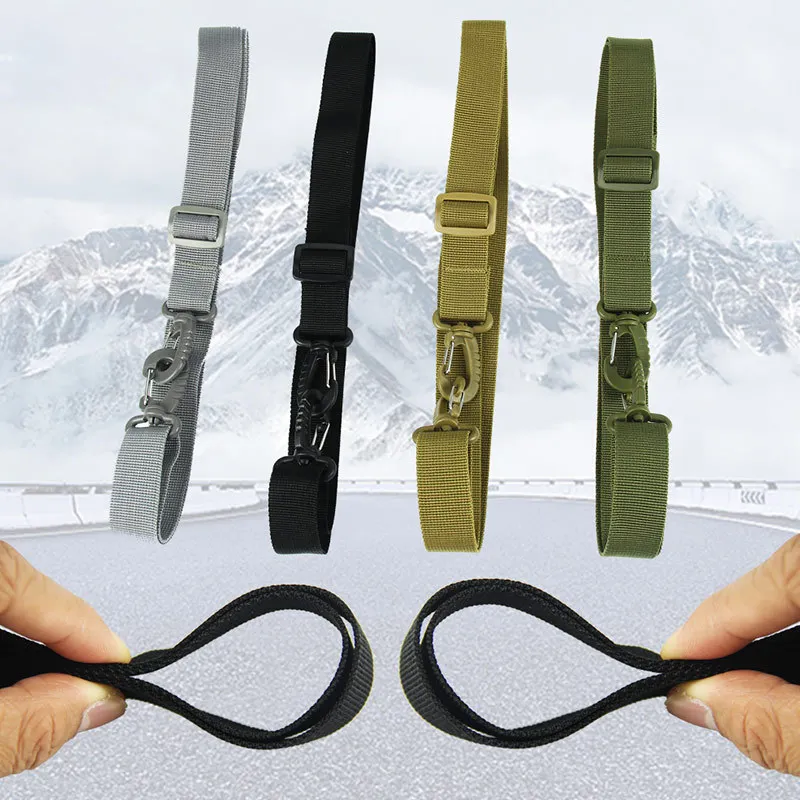 Outdoor Water Bottle Bag Shoulder Strap Tactical Nylon Crossbody Adjustable Shoulder Strap for Camping Hiking Molle Bag