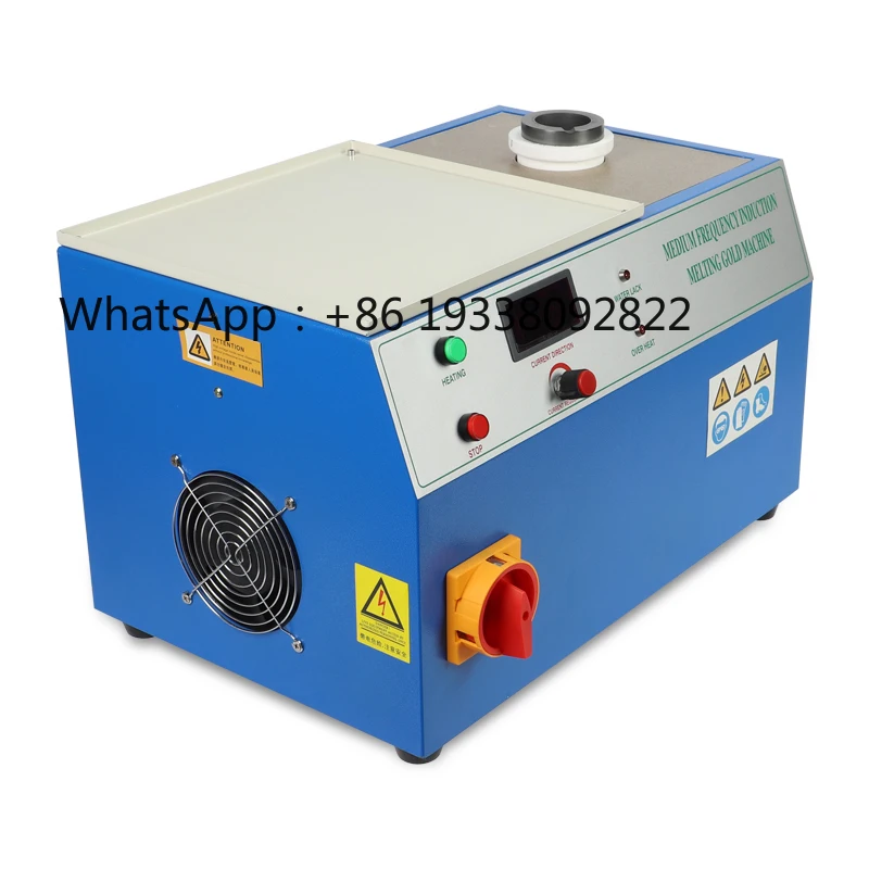 

Mid Frequency 3.5 KW Crucible Melting Furnace For Copper, Aluminum,Iron,Steel Melting