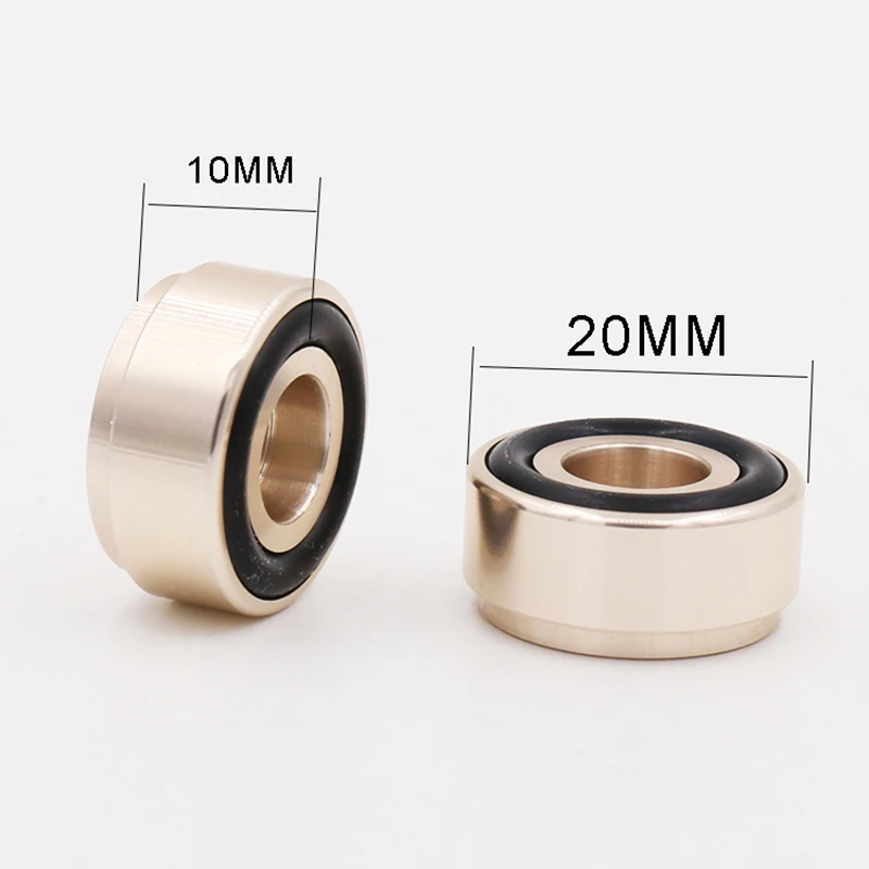 20*10mm Mini Solid Aluminum Speaker Cabinet Isolation Feet DAC CD Turntable AMP Pad Floor Stand Base Golden Anodized 4PCS