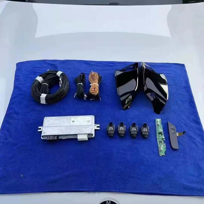 Original para bmw série 5 g30 360 câmera de backup à prova dwaterproof água sensor imagem ccd para 525 530 bmw g30 carros com sistema carro ids id6 1d7