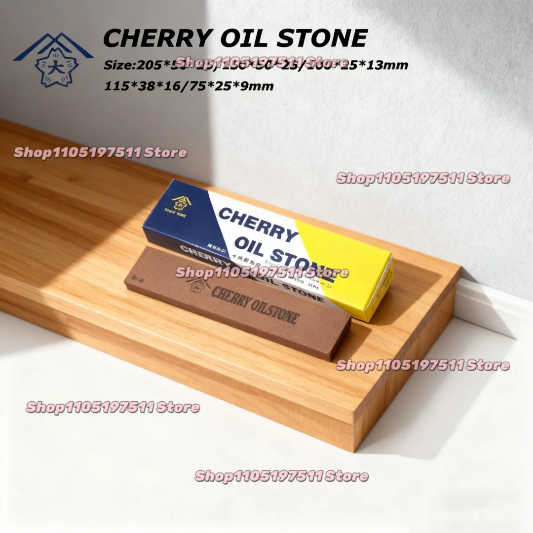 1pcs Japan CHERRY OILSTONE 205*50*25mm Yamato Mold Polishing Stone Aluminum Oxide Grinding Tool Stone 100*25*13mm Grit120~400