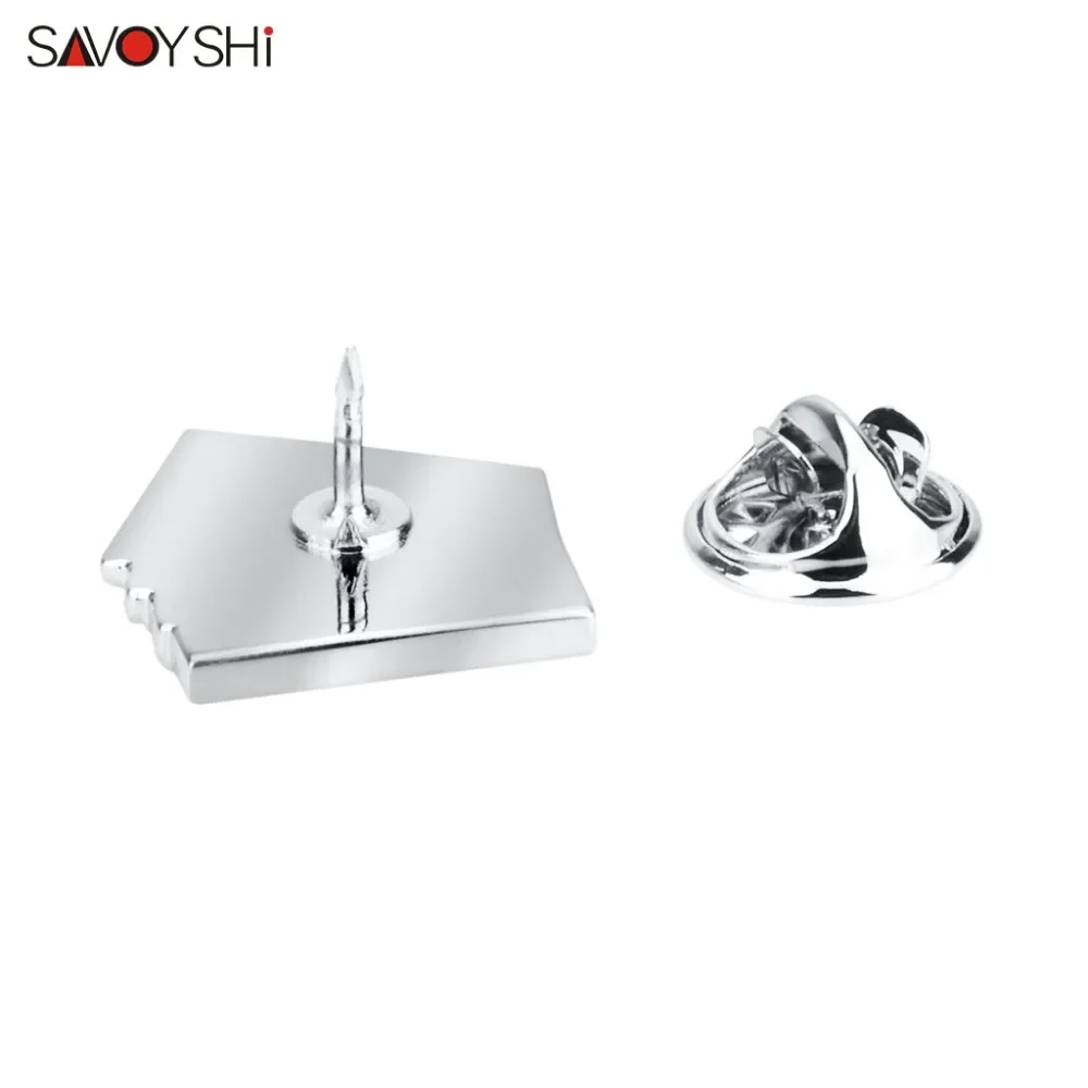 SAVOYSHI Jewelry Metal badge Poker ladies Brooches Pins for Women Dress Hat Bag Collars Pin Fashion Men Suit Brooch Dropshipping