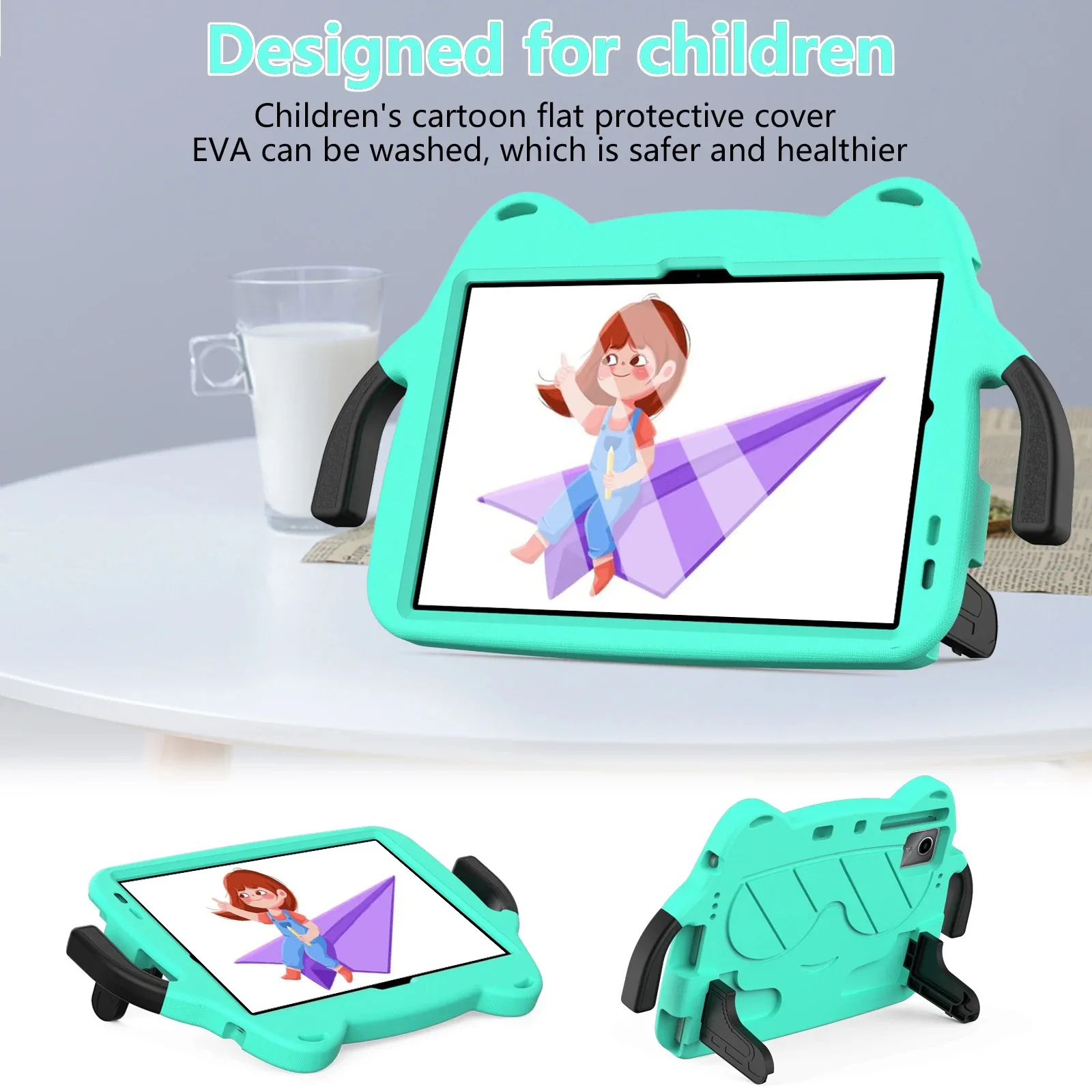 Kids Case for Lenovo Tab M11 TB331FC TB330FU 11 Inch P11 TB-J606F P11 Plus TB-J607F Shockproof Tablet Handle Stand Cover