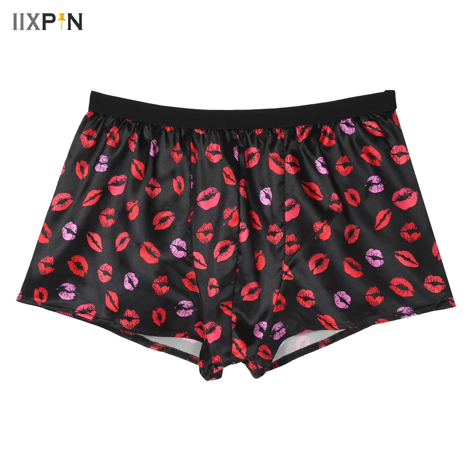 

Mens Satin Lightweight Underwear Loose Boxer Shorts Panties Sports Short Pants Soft Comfortable Beachwear Casual Sleepwear pajam