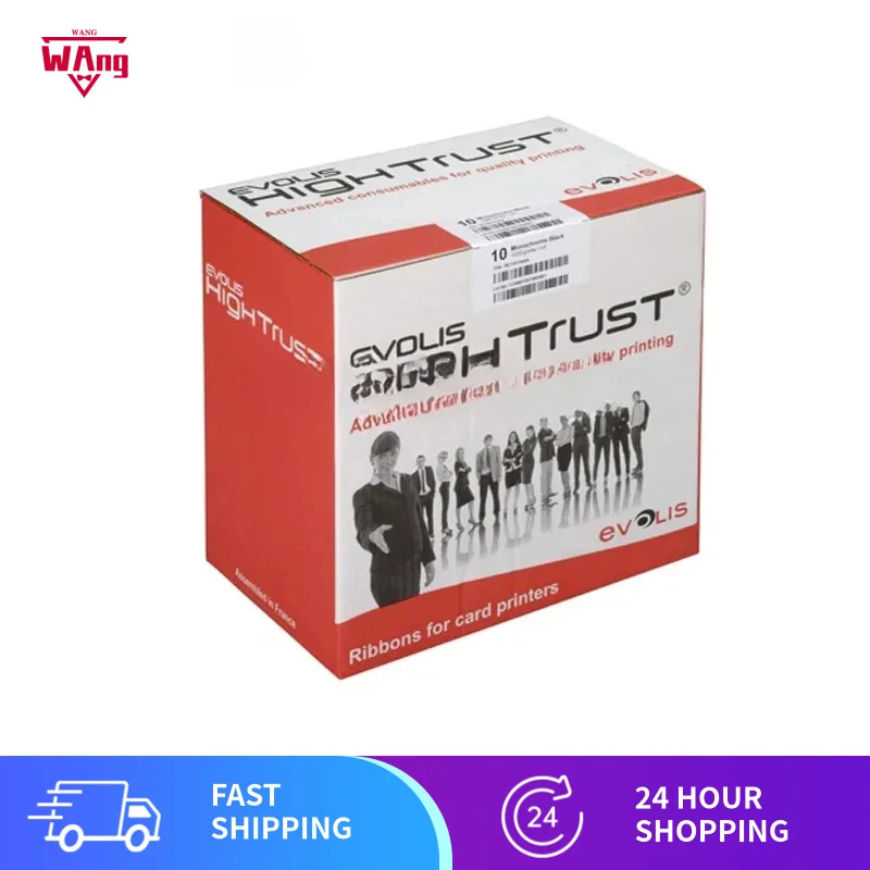 Evolis R5F008S130 R5F008S140 R5F008S141 YMCKO cassette à ruban 300 impressions 5 panneaux pour la Chine Zenius Primacy Elypso