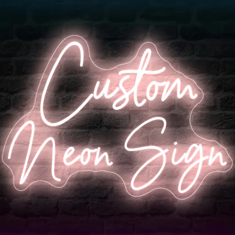 Custom Neon Sign Personalised LED Neon Lighting Custom Led Light Name Decor Wedding Sign Bedroom Home Bar Wall Neon Decorations