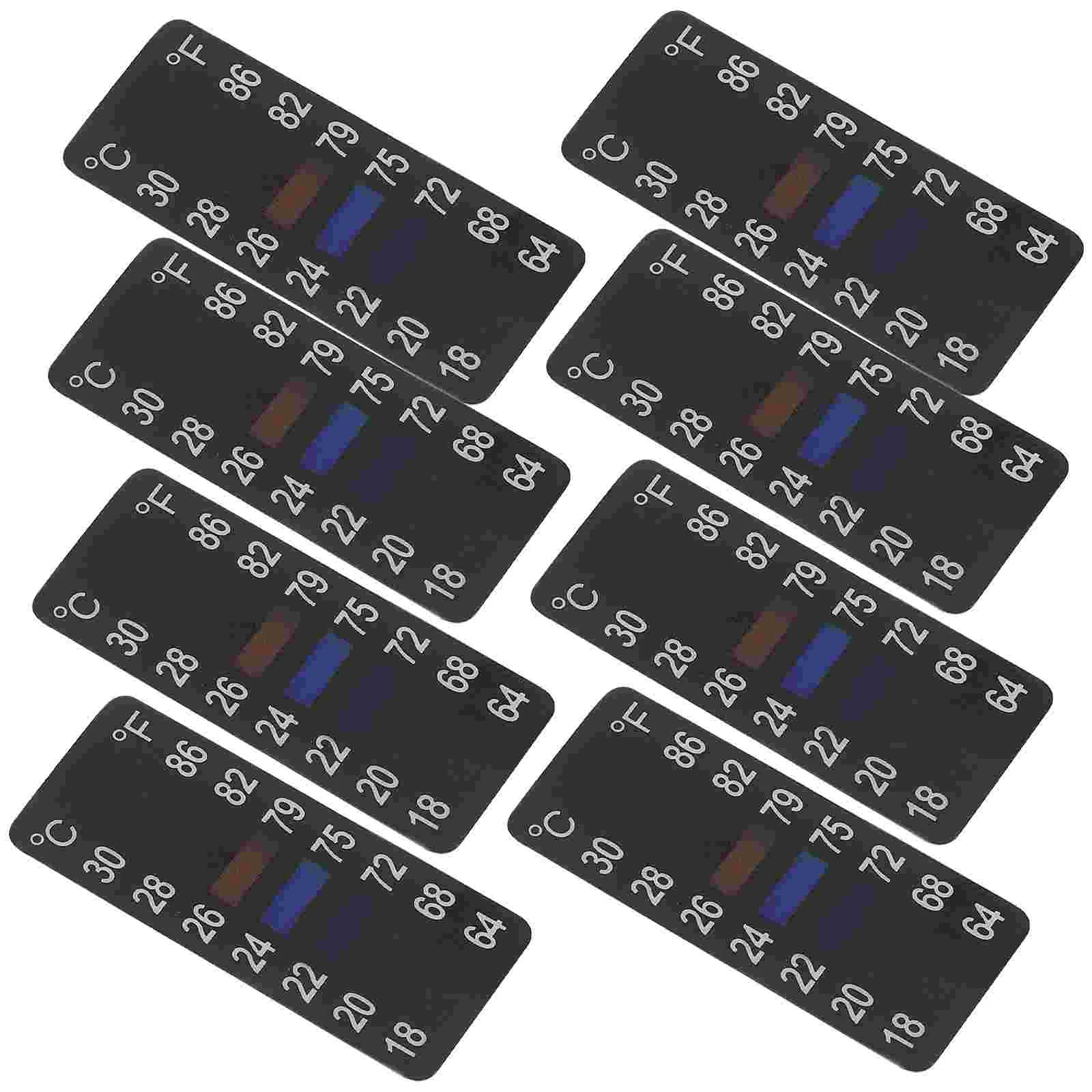 8 Pcs Fermentation Tank Temperature Sticker Brewing Thermometer for Digital Stickers Strip Mason Jar Home