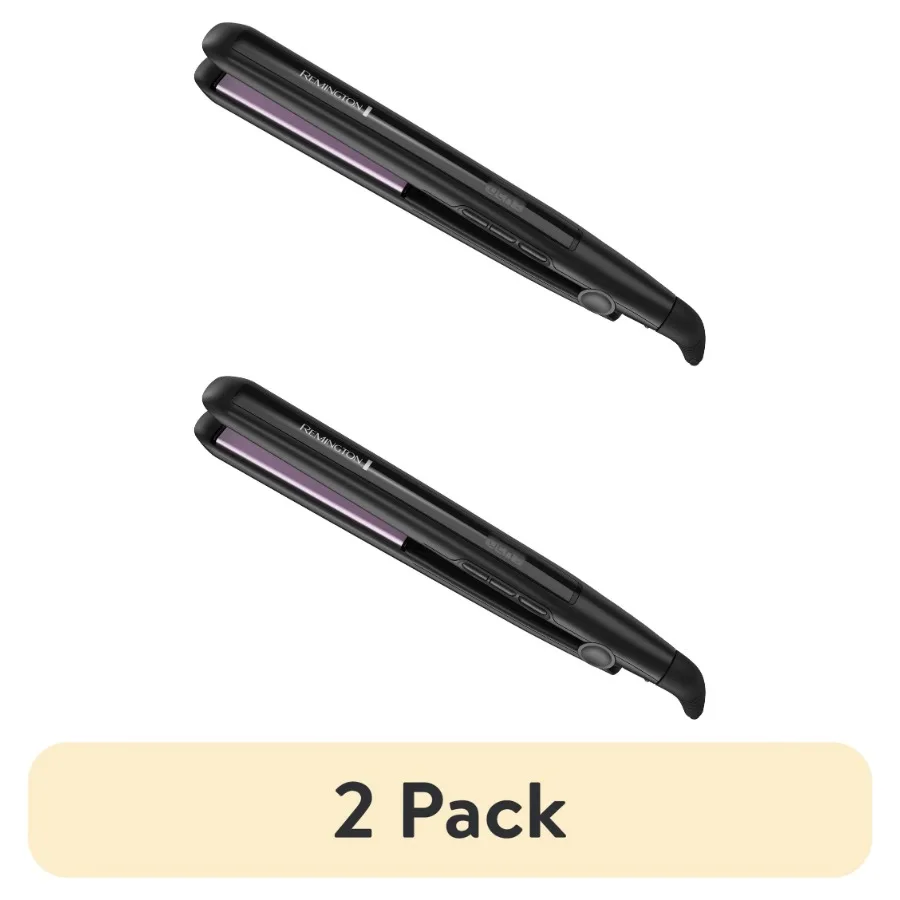 

(2 pack) 1” Flat Iron with Anti-Static Technology