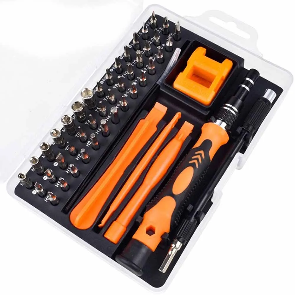 

52 In 1 Multifunctional Chrome Vanadium Steel Combination Screwdriver Set, Clock Maintenance, Mobile Phone Disassembly Tool