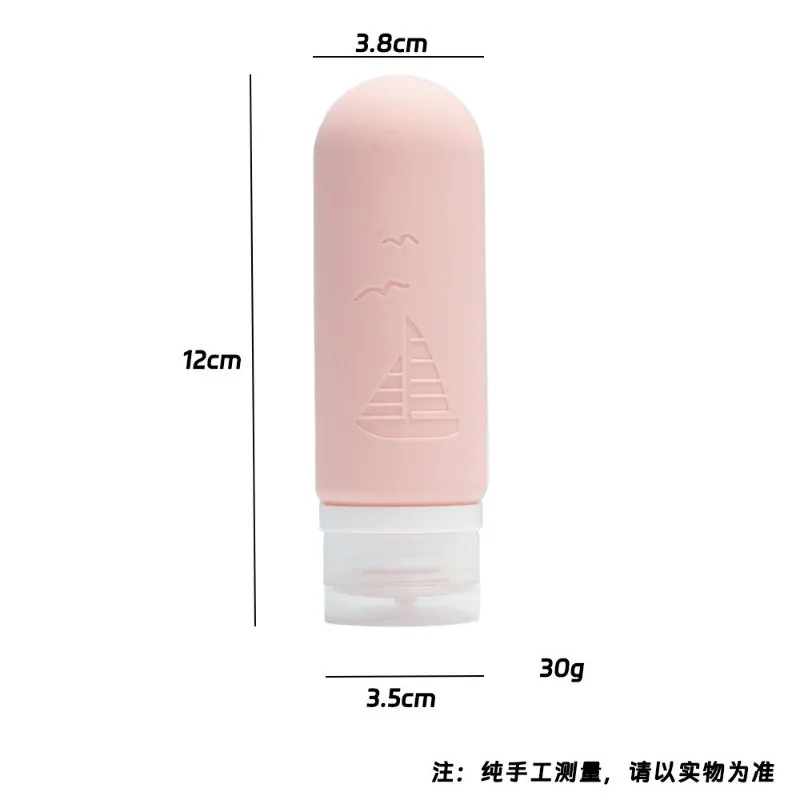 90ml siliconen fles hervulbare fles lotion douchegel shampoo samendrukbare container lege fles draagbare flessen voor op reis