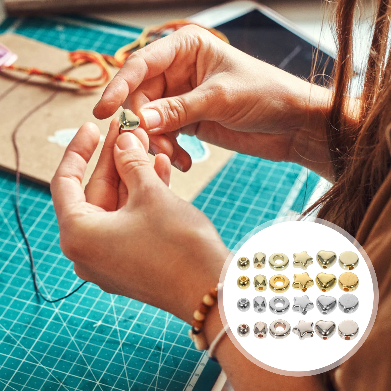 

2160pcs Plastic Beads For Jewelry Making Diy Craft Kit Necklace Bracelet Spacer Beads Loose Beading Materials Handmade