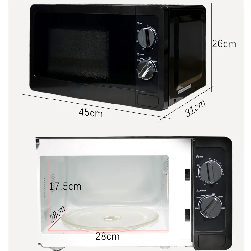 Fully Automatic 20L Microwave Oven Marine Commercial Household Temperature Control Microwave Steam Grill 1050W