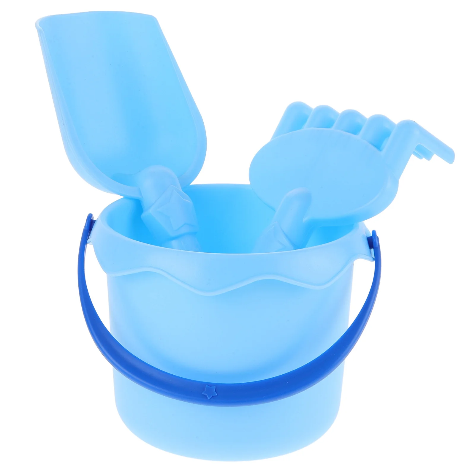 1 Set Kids Garden Tools Shovel Rake Water Bucket Beach Sand Outdoor Digging Set For Children Toddler Mini Planting Yard Tools