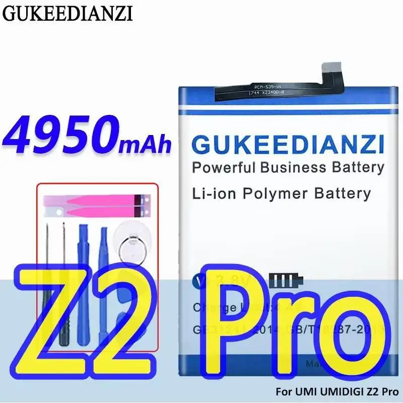 

4950 мАч, хорошая низкотемпературная батарея для мобильного телефона Umidigi Umi Z2 Pro