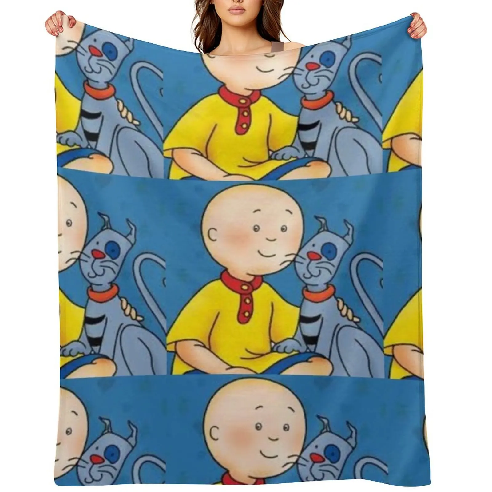 

Caillou :D Throw Blanket Winter beds Personalized Gift wednesday Beautifuls Blankets