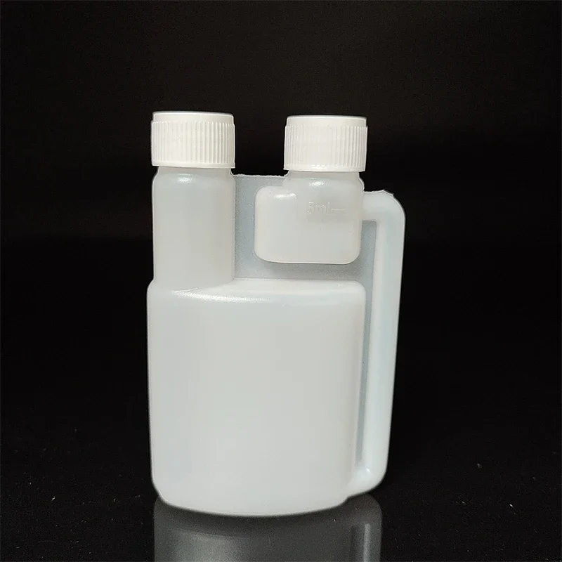 8pcs HDPE Graduated Storage Bottles with Leak-Proof Lids Clear Markings for Shampoo Soap Cleaner Refill Household Liquids