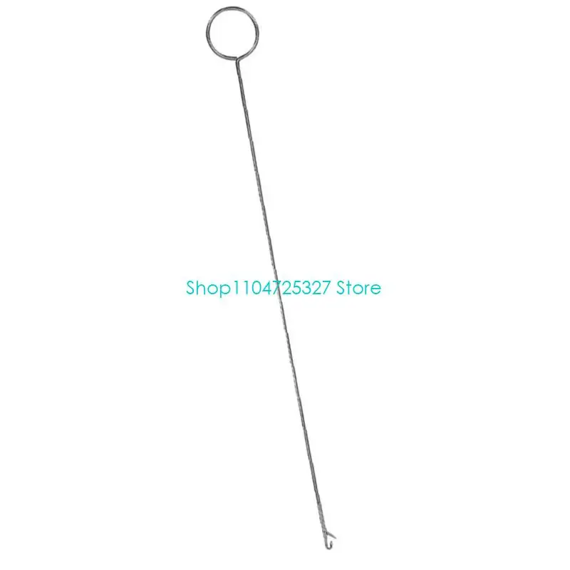 D8KF Long Elastic String Threader Easy Quick Insert Metal Drawstring Threader Sewing Threading Aid For Tailoring Accessories