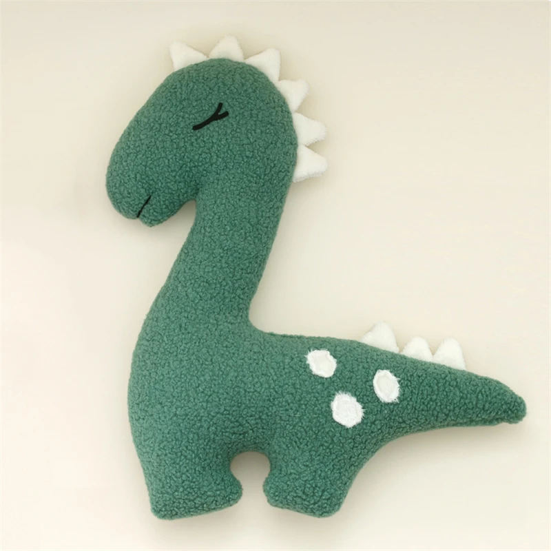 Dinosaurio Adorable para fotografía de bebé, frijoles de posar, cojín de dibujos animados, almohada, muñecas, accesorios para sesión de fotos, Verde