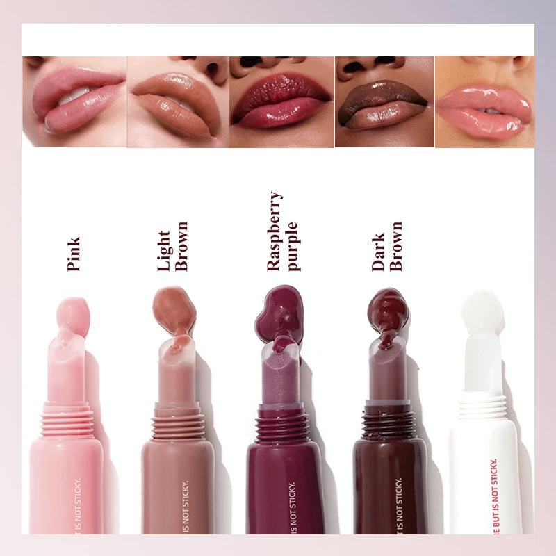 Lucidalabbra idratante, colori vivaci, impermeabile, resistente al sudore e antiaderente alla tazza, creazione di un trucco labbra luminoso