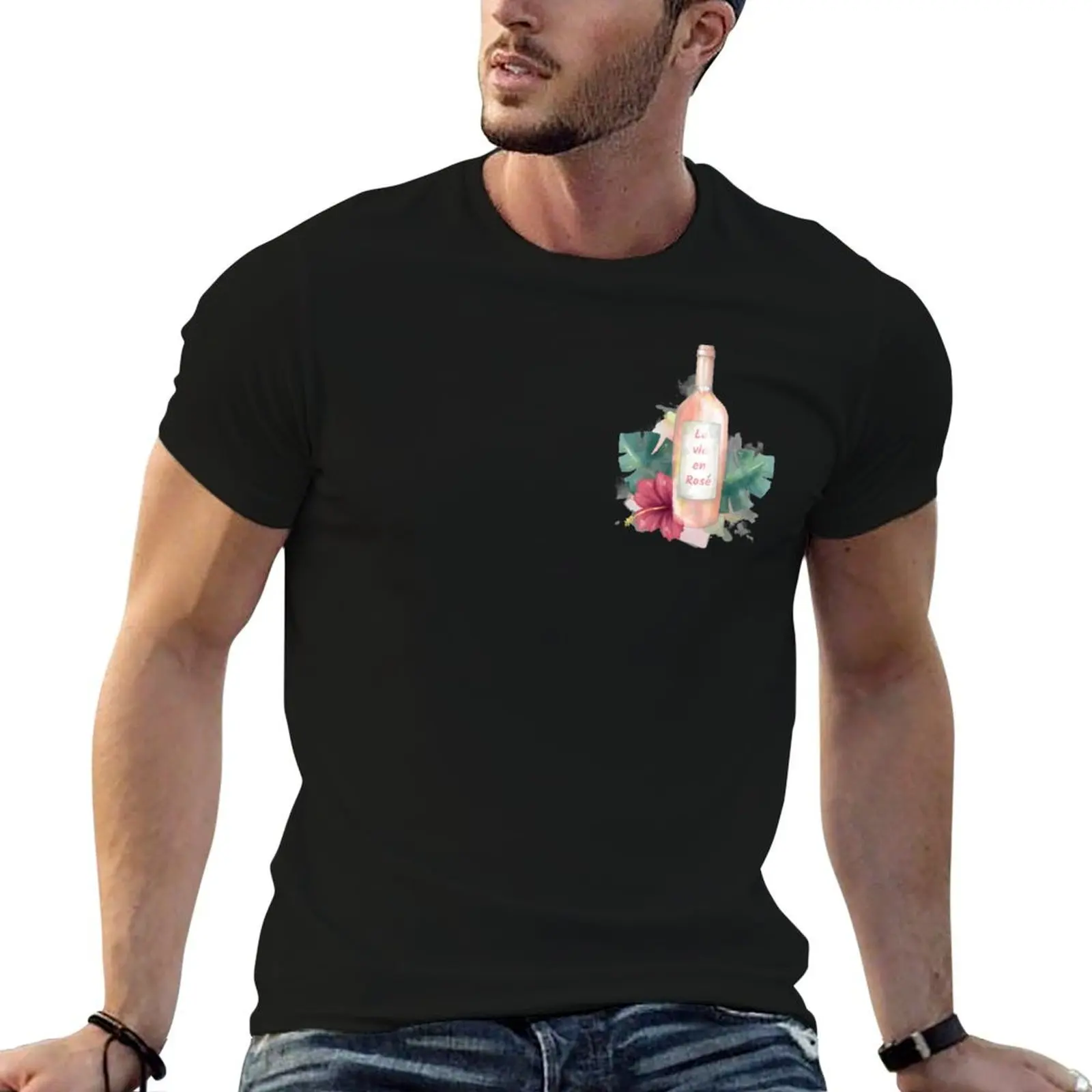 

La vie en Rosé T-Shirt shirts graphic boys whites basketball graphic tees plain white t shirts men
