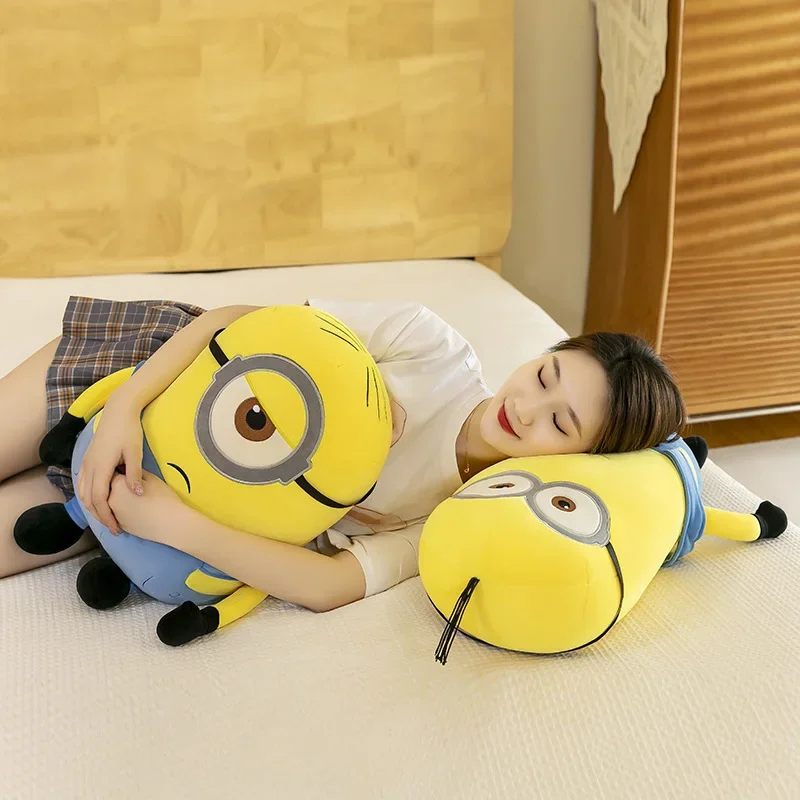 2024 Hot Cute Minions personaggi del film giocattoli di peluche gialli Bob study In Jeans peluche bambole e hobby regalo di compleanno di natale