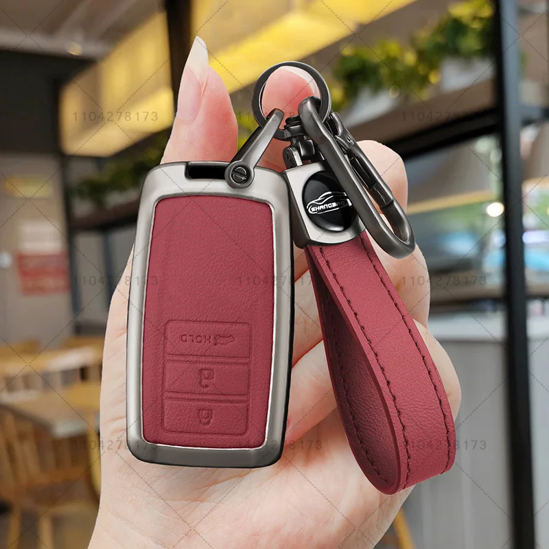 Funda de Cuero para Llave de Coche, Carcasa para Control Remoto Inteligente, Accesorios para Auto, para Acura ILX RLX TLX RDX MDX 2016 2017 2018 2019 2020 2021