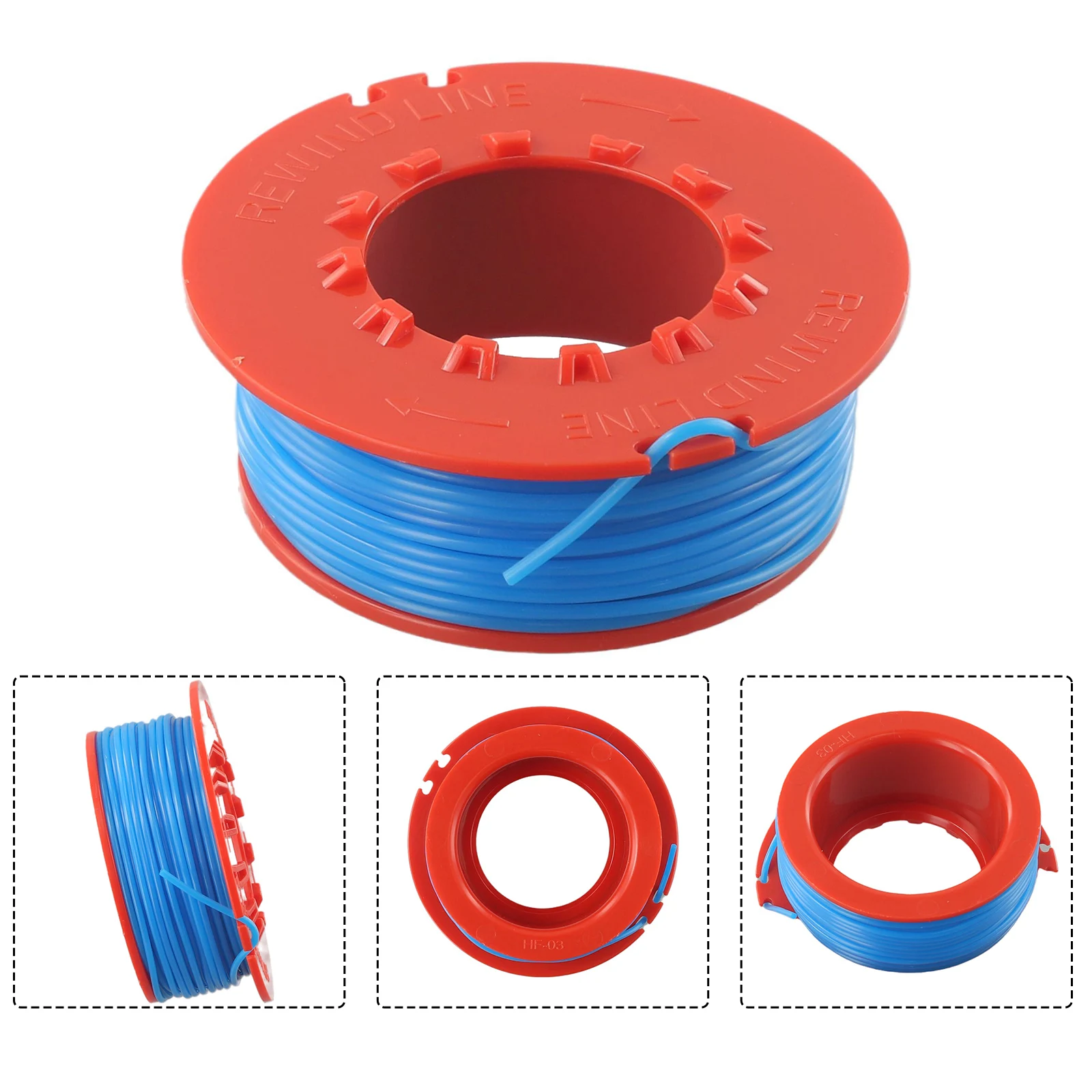 Spool line replacement kit for Flymo ET21 For Mini Trim ST Trimmer 3 pack fits FLY031 513106090/6 5131106090 part number 3031