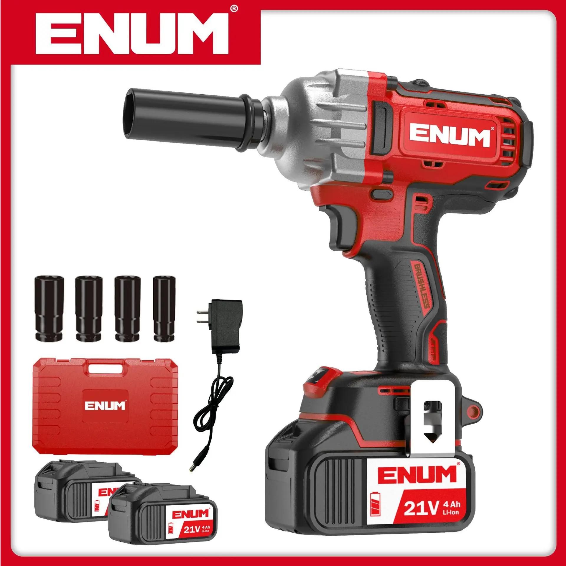 Lithium Battery Impact Wrench, High Quality Premium Performance Cordless Electric Wrench Industrial Power Tool
