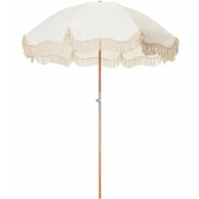 يمكن تحويل مظلة الشمس الخارجية إلى مظلة شمس على الشاطئ؛ قوي ومتين