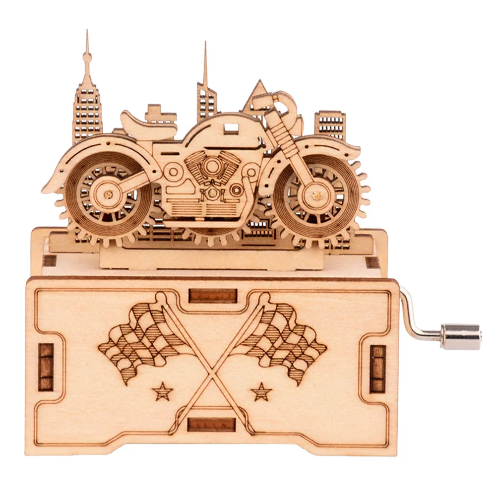 

1 комплект, деревянная рукоятка, музыкальная шкатулка в сборе, головоломка «сделай сам», творческое образовательное развитие мелкой моторики, практичная головоломка