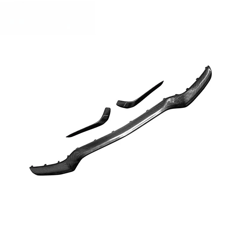 Carbon fiber middle lip modified front bumper front shovel chin enclosure accessories
